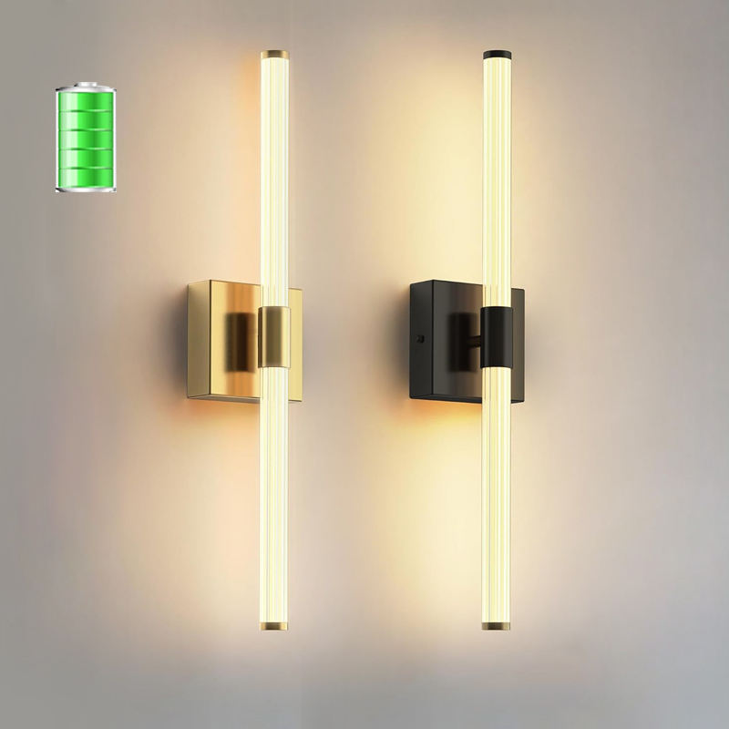 Modern Battery-operated wall sconce