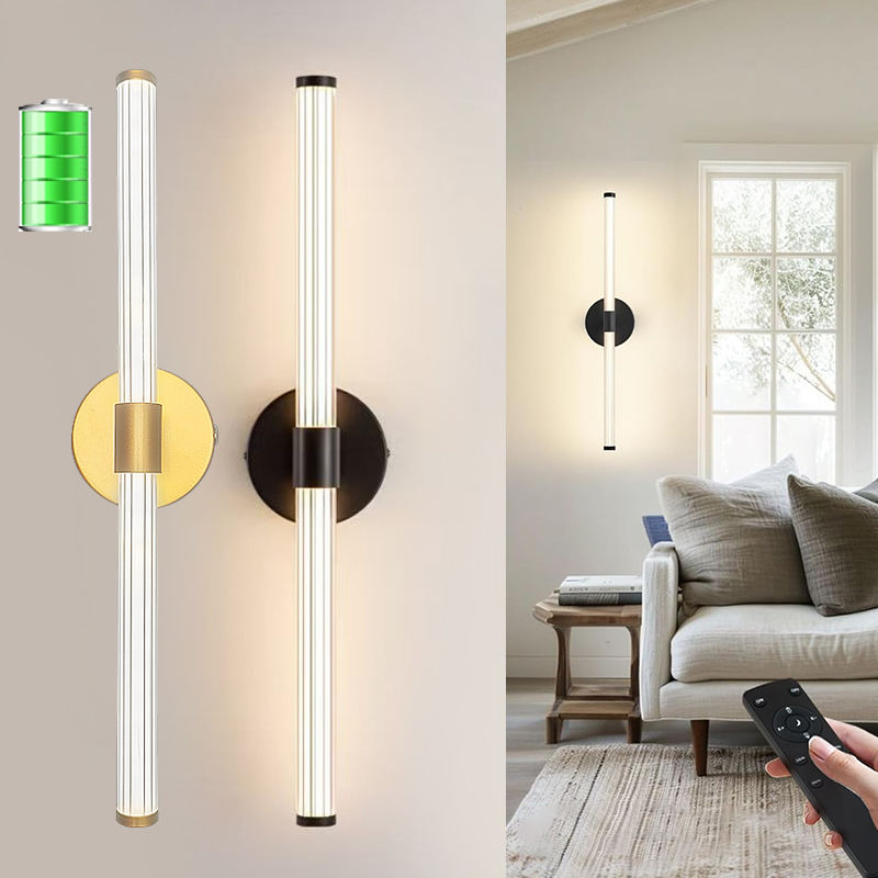 Modern Battery-operated wall sconce