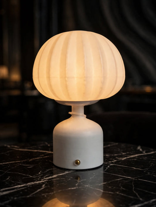 Mushroom Dome Bowl Table Lamp