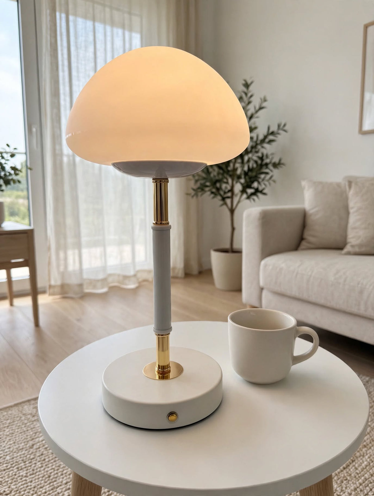Mushroom Dome Table Lamp