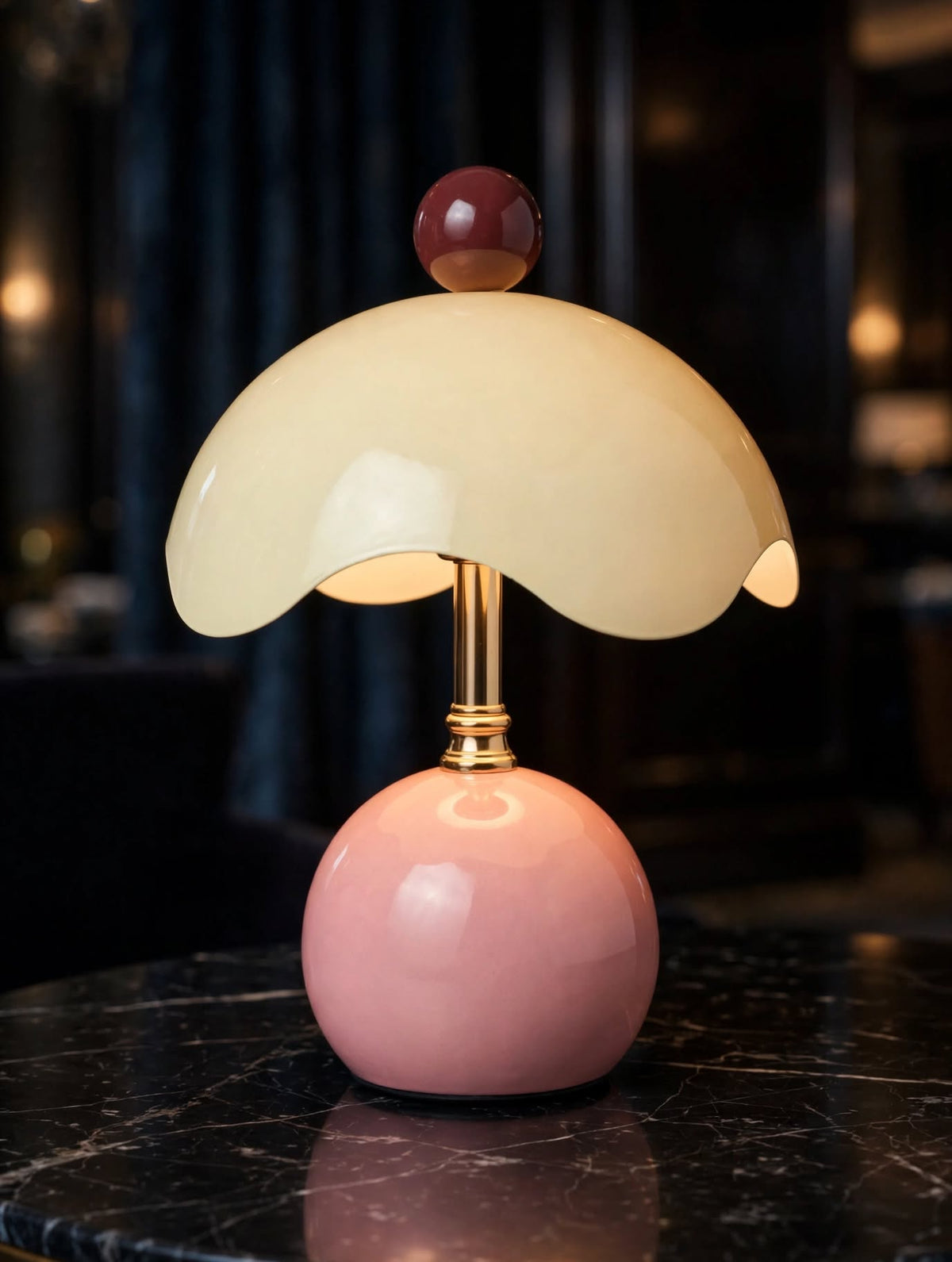 Modern Blossom Mushroom Table Dome Lamp