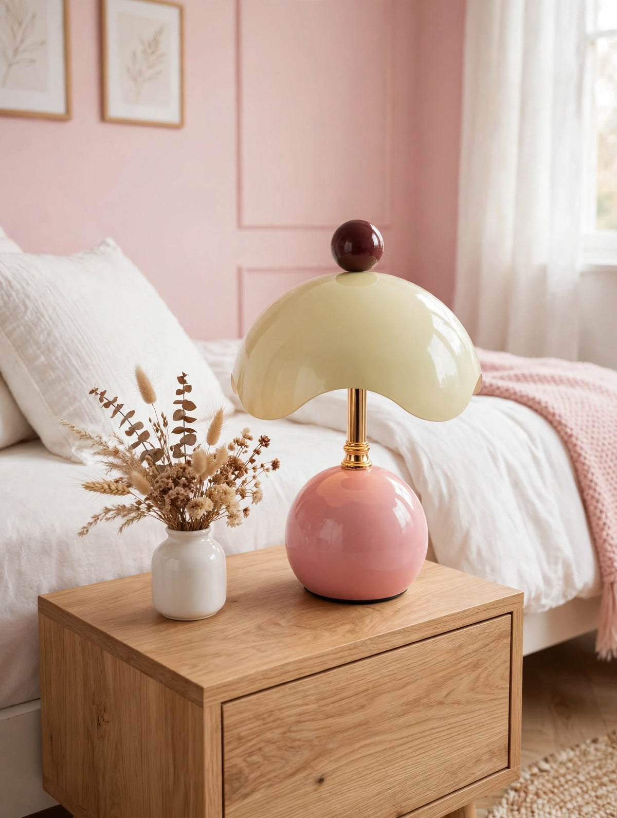 Modern Blossom Mushroom Table Dome Lamp